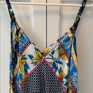 Tommy Bahama Geometric Print Handkerchief Dress